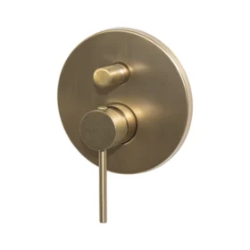 Tap Shower / Bath Diverter Mixer BluTide Neo Brushed Brass with Concealed Body