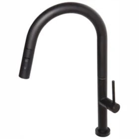 Tap Sink Mixer Deck Type BluTide Neo Black with Pull-out Spout