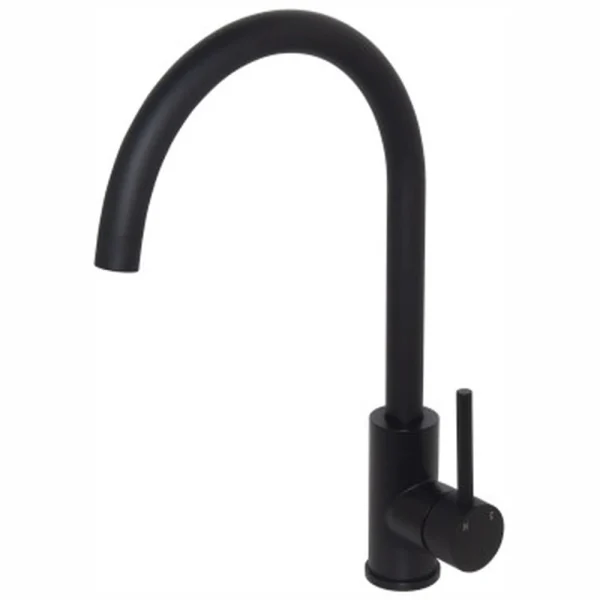 Tap Sink Mixer Deck Type BluTide Neo Black with Swivel Spout