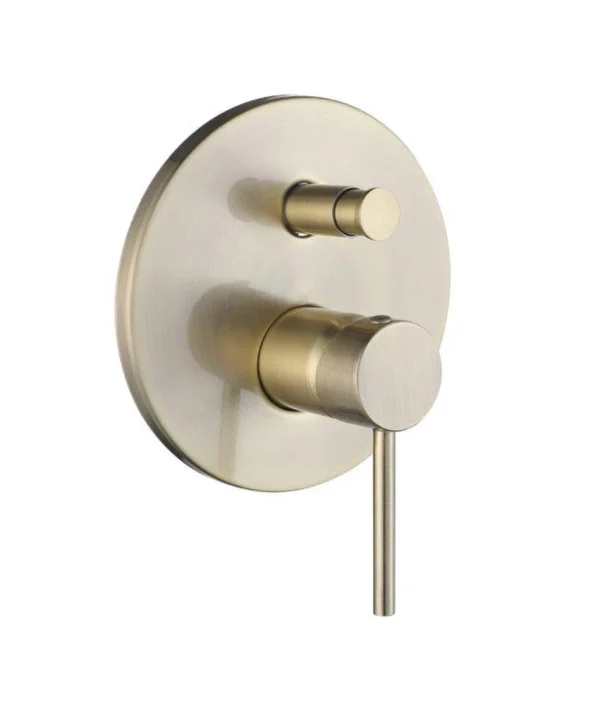 Bijiou Stylet with Diverter for Bath and Shower Gold Tap Undertile Mixer