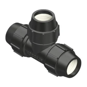 Tee HDPE Compression 90deg Equal 25 x 25 x 25mm