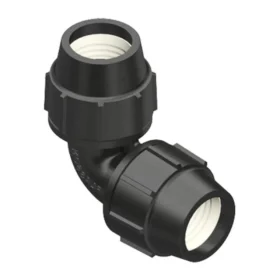 Elbow HDPE Compression 90deg 25 x 25mm