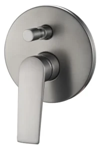 Meissen Vita Tap Shower / Bath Diverter Mixer Graphite with Concealed Body