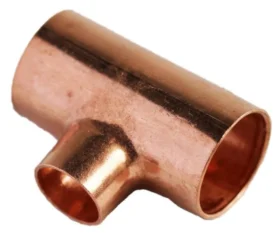 Tee Copper Reducing CxCxC 22mmx22mmx15mm