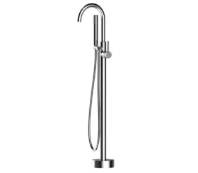Tap Bath Mixer Freestanding BluTide Lace With Hand Shower Chrome