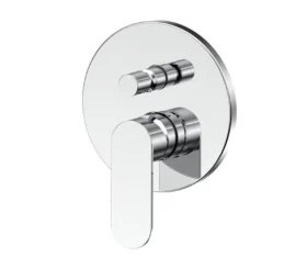 Tap Shower / Bath Diverter Mixer BluTide Satin Chrome