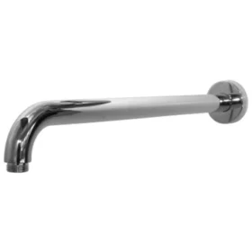 Shower Arm BluTide Round 400mm with Cover Plate Chrome