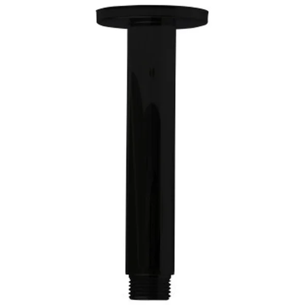 Shower Arm BluTide Vertical Round 300mm Black