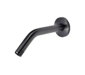 Shower Arm BluTide 150mm with Cover Plate Gunmetal