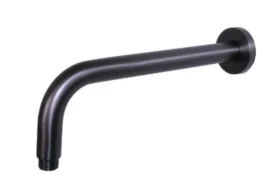 Shower Arm BluTide Round 300mm with Cover Plate Gunmetal
