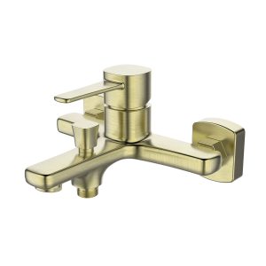 Brushed-Brass-Bath-Mixer-Set BM22803BB