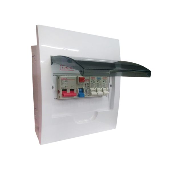 8 WAY DISTRIBUTION BOX SURFACE OR FLUSH S-TECH
