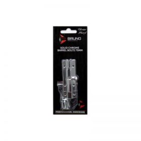 CHROME BARREL BOLT NECKED 100MM