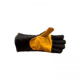 GLOVES BLACK LEATHER ELBOW