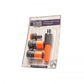4PCE HOSE PIPE FITTING SET 12MM