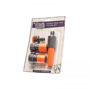 4PCE HOSE PIPE FITTING SET 12MM