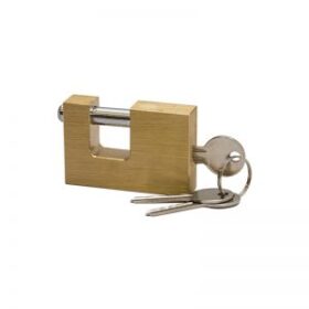 INSURANCE PADLOCK CARDED  90MM