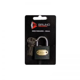 IRON PADLOCK 50MM BRUNO BLISTER