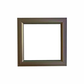PT66  Bronze Aluminium Window  600 x 600mm