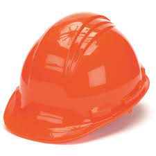 Plastic safty hard hat, blue black green