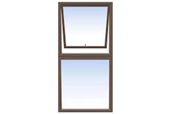 Bronze Aluminium Window PT612
