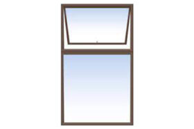 PT915 Bronze Aluminium Window