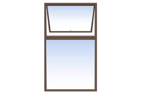 Bronze Aluminium Window PT915