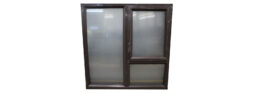 PT96 OBS Bronze Aluminium Window