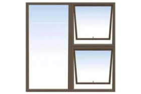 PTT1212 Bronze Aluminium Window