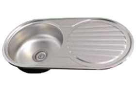 Single drop in Sink round