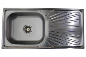 Single deep square drop in sink