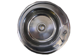 Single round drop in Sink