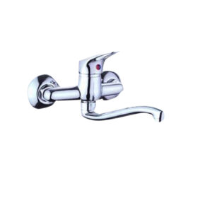 1 Lever Sink Mixer Wall Mount