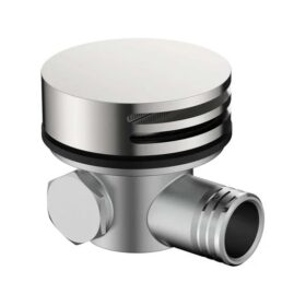 Cobra Seine Square Shower Waste - Brushed Gun Grey