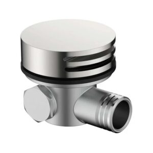 Cobra Seine Square Shower Waste - Brushed Gun Grey