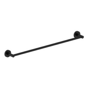 Cobra Seine Single Towel Rail 600mm - Matt Black