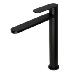 BluTide High Basin Mixer Tap Satin Black.