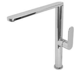BluTide Single Hole Sink Mixer Tap Satin Chrome.