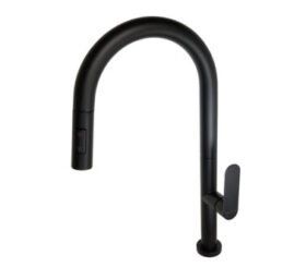 BluTide Spray Sink Mixer Tap Satin Black.