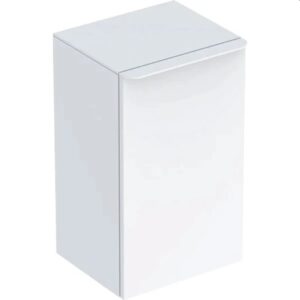 Bathroom Furniture Cabinet Geberit Smyle Square 326mm (L) x 360mm (W) x 600mm (H) with Door White High Gloss