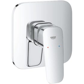 Tap Shower/Bath Mixer Concealed Grohe Cubeo Single Lever Trim Set Chrome