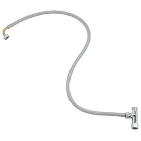 Hose Flexible Grohe Bau 795mm 3/8" x 3/8" with T-Piece for Manual Bidet Chrome
