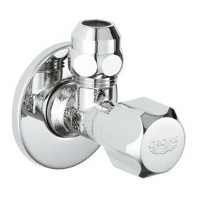 Valve Angle Grohe Universal 1/2"M x 3/8" Compression Coupling Chrome(10 Pieces)