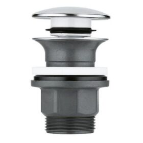 Waste Basin Grohe Click-open Slotted 32mm Chrome